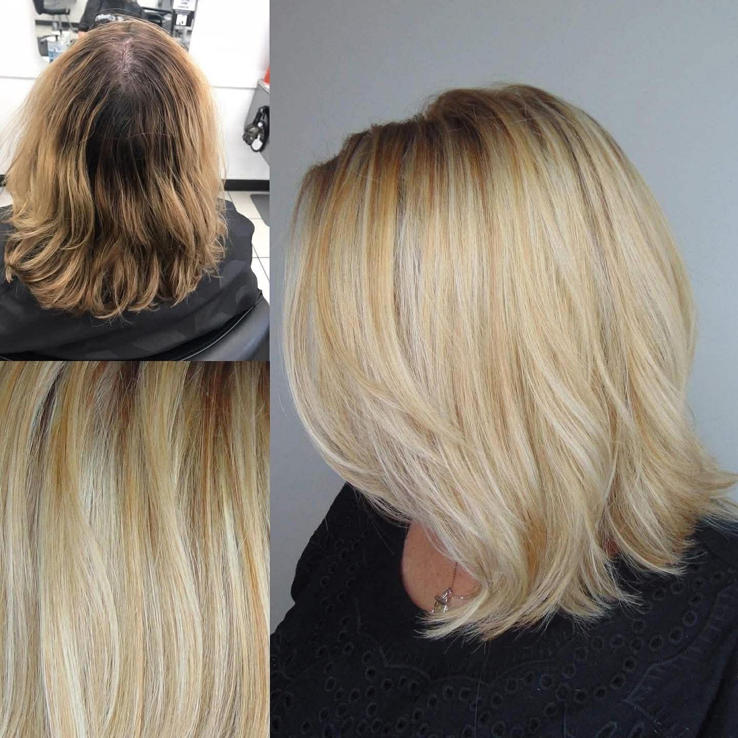 Blonde results Julia's Botanical Salon