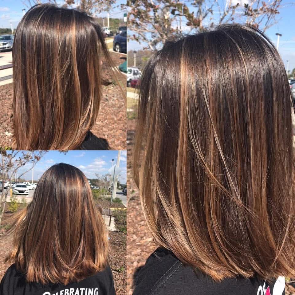 Balayage highlights Orlando salon