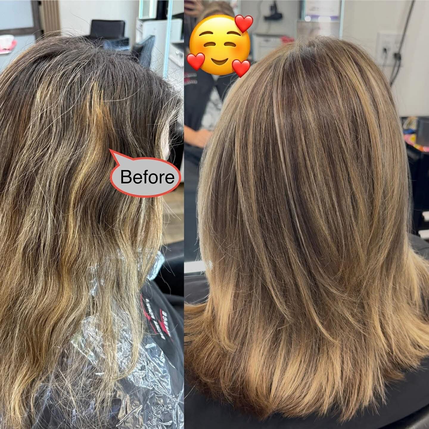 Color correction results Julia's Botanical Salon
